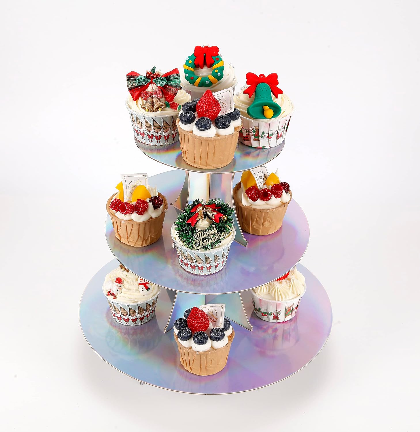 3-Tier Cupcake Stand with Lace - مراجعة Cupcake Stand Tier وسعره