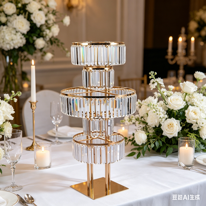 4 PCS Flower Rack Crystal Road - مراجعة Party Event Supply Store وسعره
