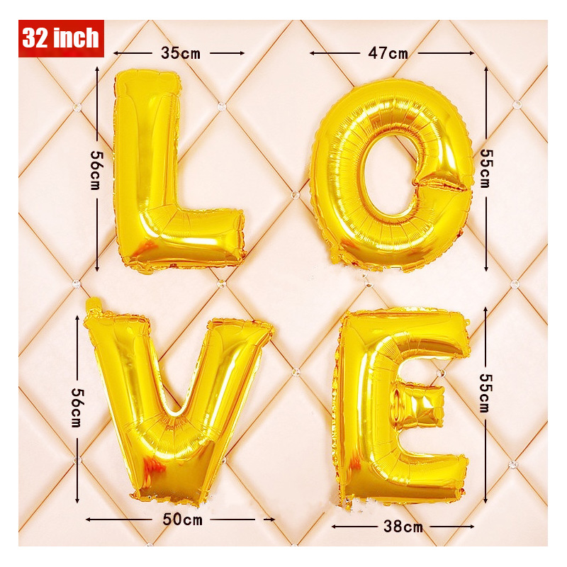 16 32 40 Inch Foil Letter Ball - مراجعة Event Z وسعره