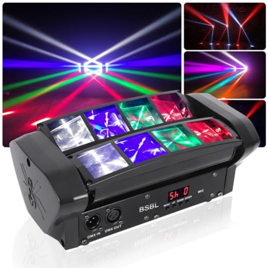 RGBW Moving Head DJ Light LED  - مراجعة Event Party Dj وسعره