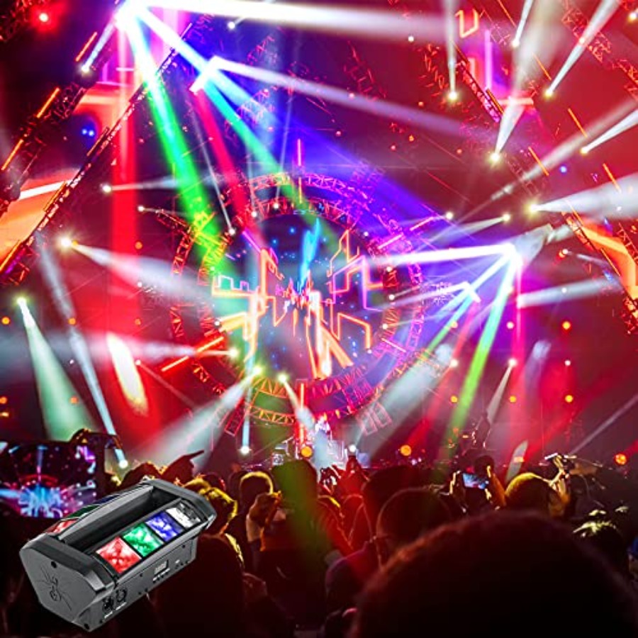 RGBW Moving Head DJ Light LED  - مراجعة Event Party Dj وسعره
