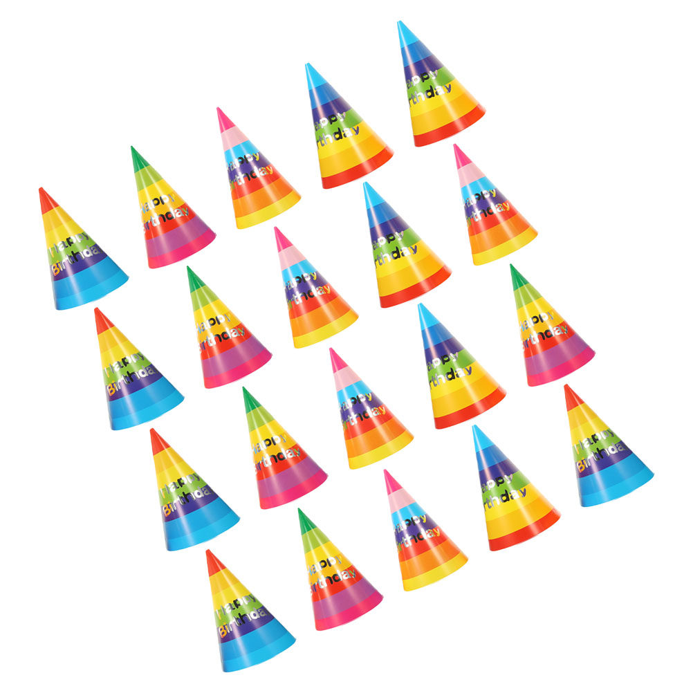 36Pcs Colorful Birthday Party  - مراجعة Party Hat Cone وسعره