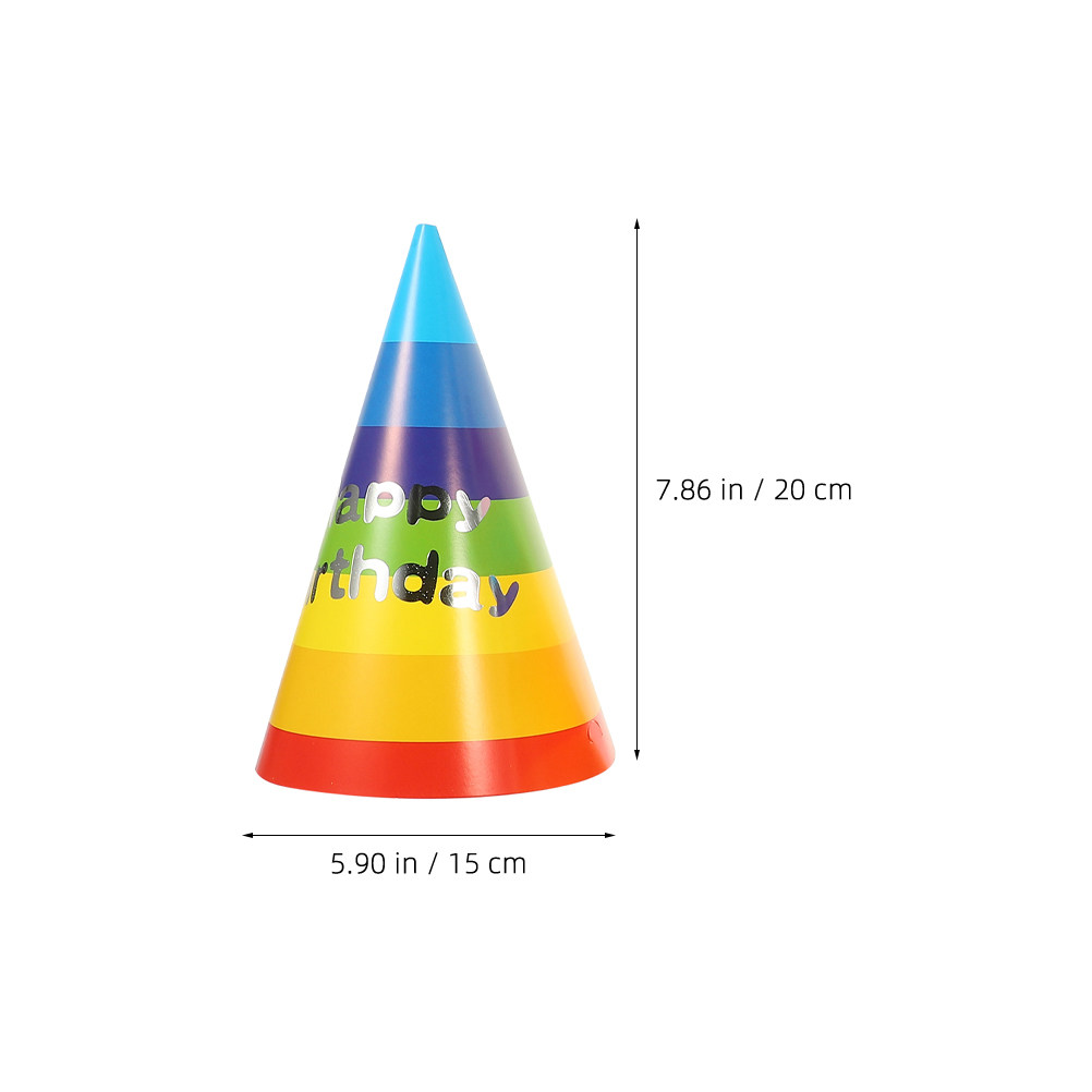 36Pcs Colorful Birthday Party  - مراجعة Party Hat Cone وسعره
