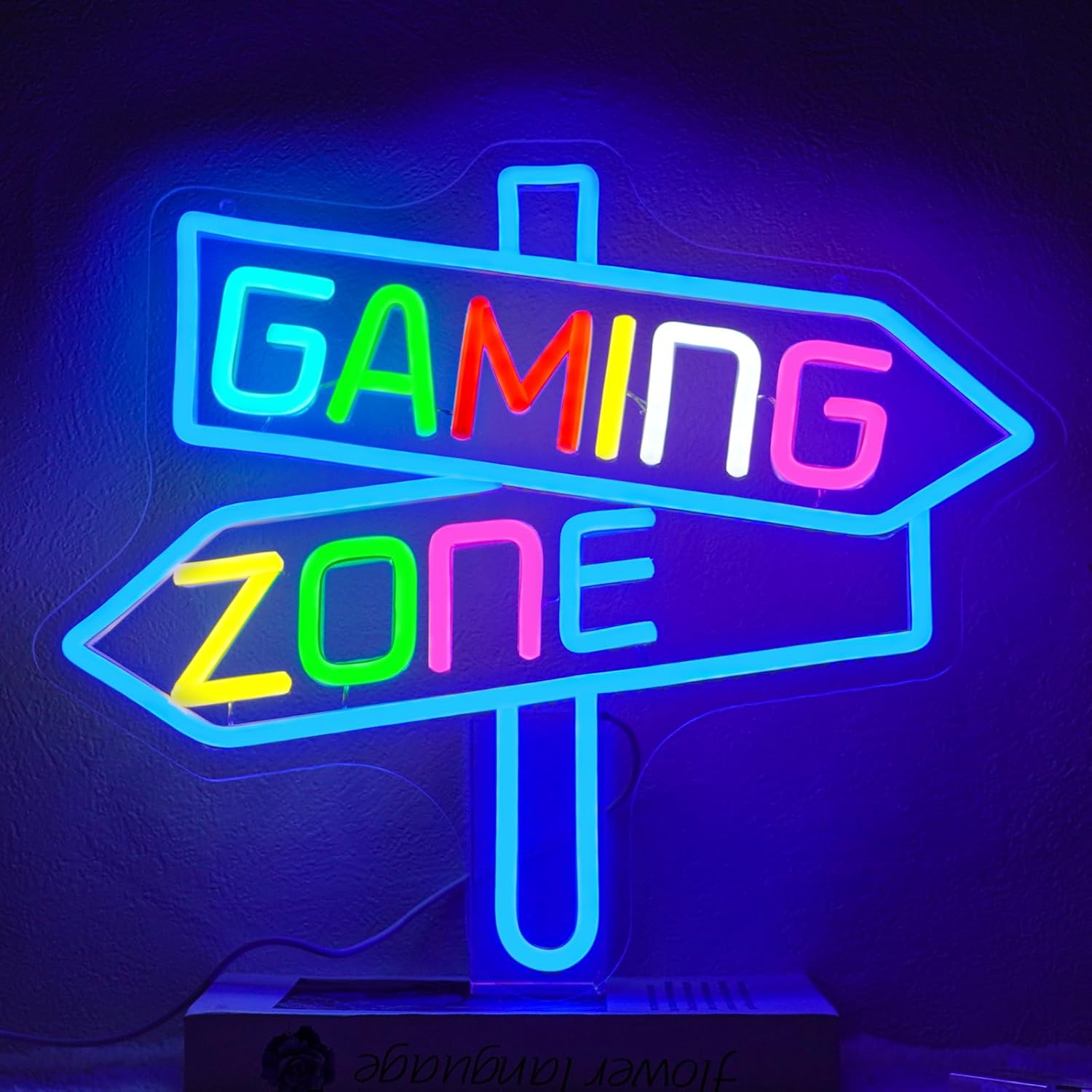 Gaming Zone Neon Sign USB LED  - مراجعة Neon Sign Party وسعره