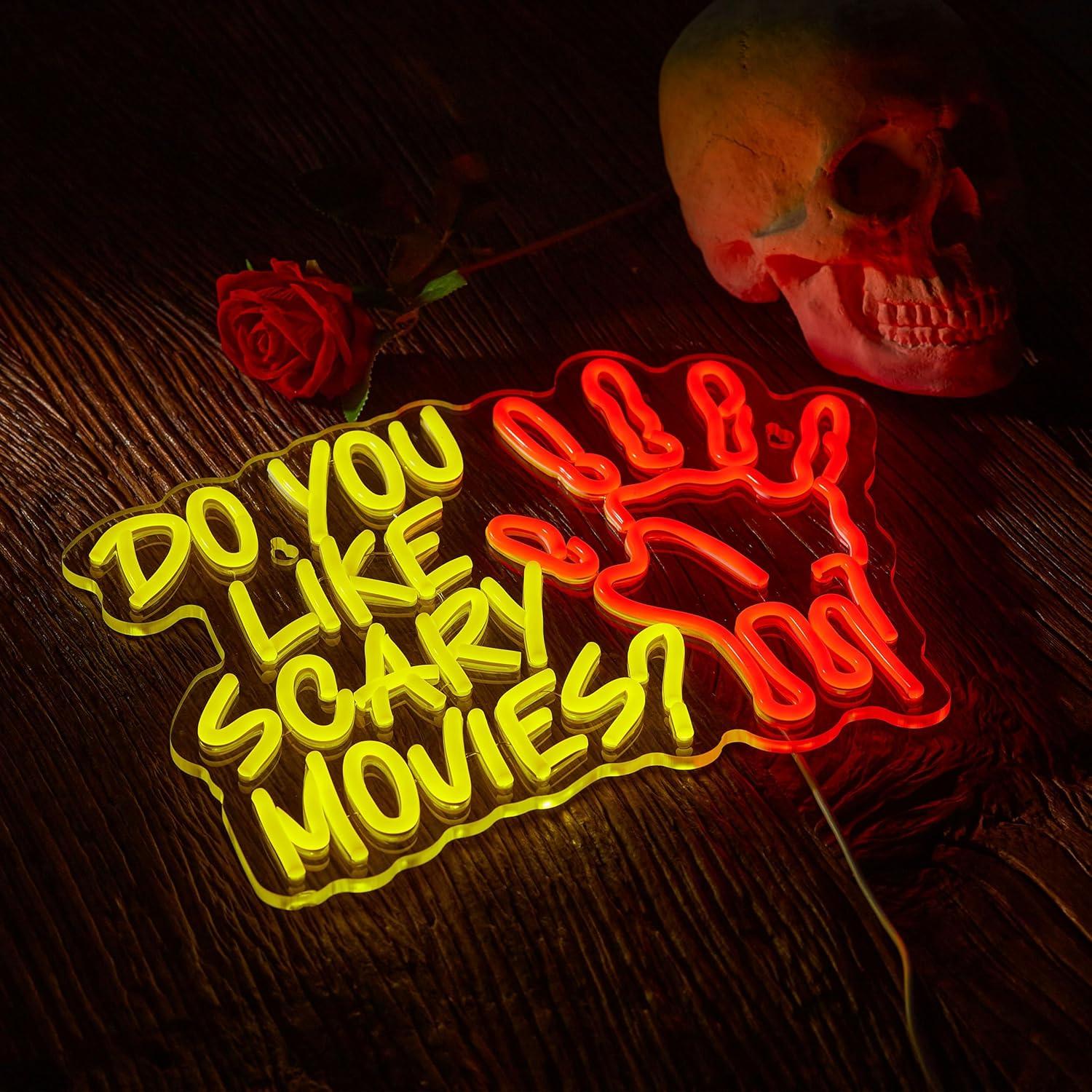 Do You Like Scary Movies Neon  - مراجعة Neon Sign Party وسعره