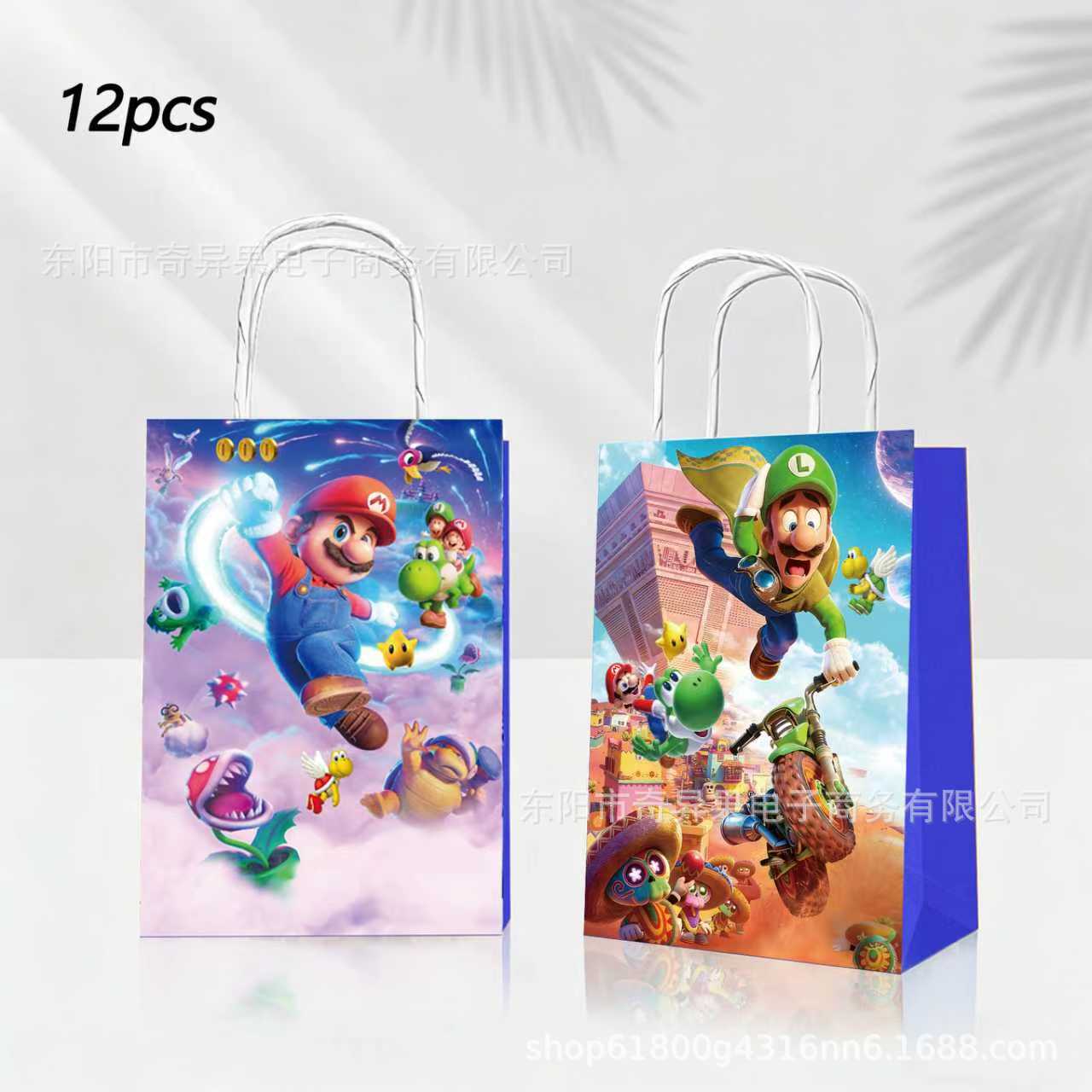 12/16pcs New Super Mario birth - مراجعة Event Supplies وسعره