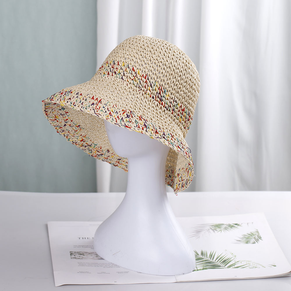 Bohemian Style Straw Hat Women - مراجعة Paper Straw Color وسعره
