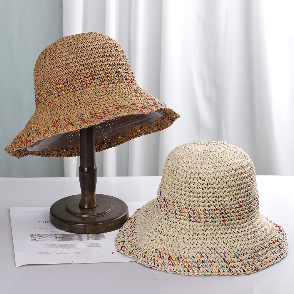 Bohemian Style Straw Hat Women - مراجعة Paper Straw Color وسعره