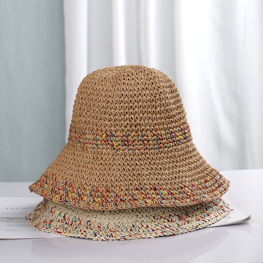 Bohemian Style Straw Hat Women - مراجعة Paper Straw Color وسعره