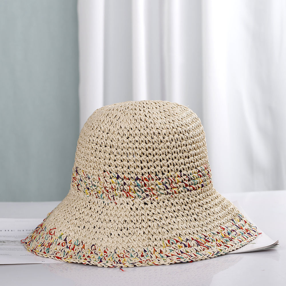 Bohemian Style Straw Hat Women - مراجعة Paper Straw Color وسعره