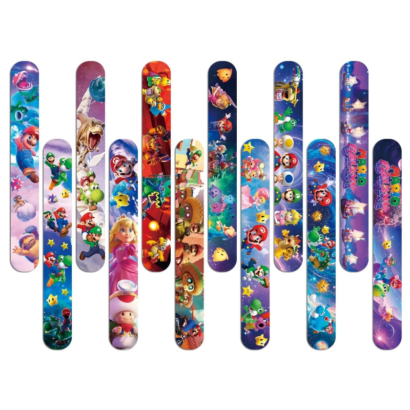 Super Mario PVC Slap Bracelets - مراجعة Event Supplies وسعره