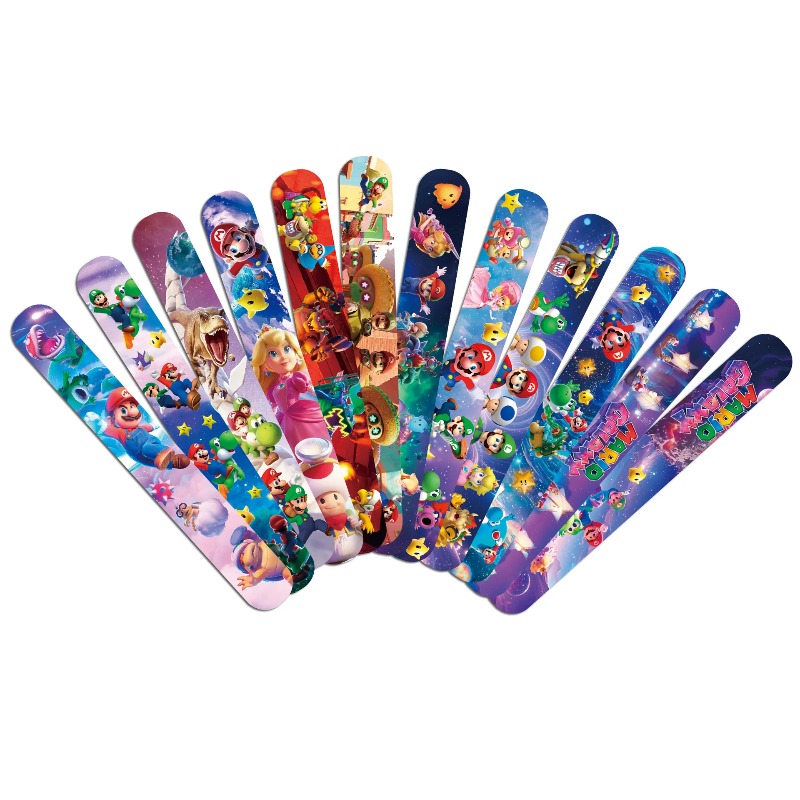 Super Mario PVC Slap Bracelets - مراجعة Event Supplies وسعره