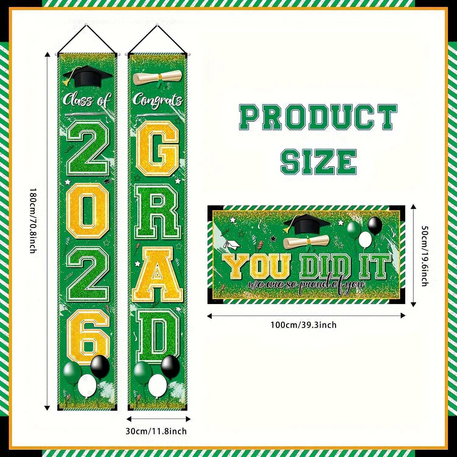 Congrat Class of 2026 Graduati - مراجعة Party Banner Gold وسعره