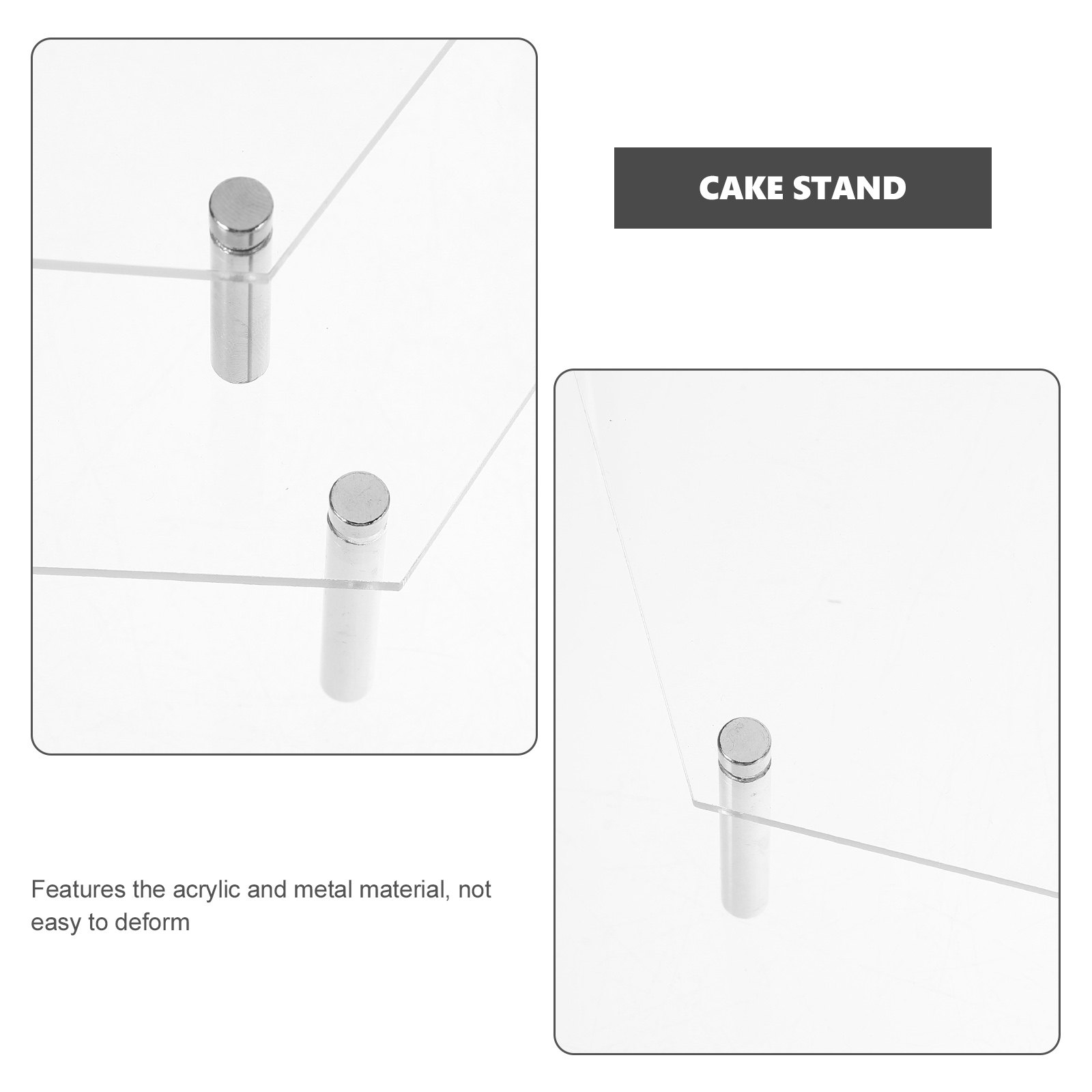 1Set Acrylic Cake Stand Clear  - مراجعة Cupcake Stand Tier وسعره