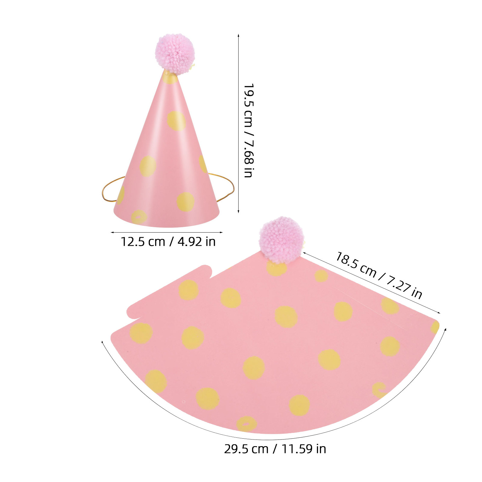 14Pcs Birthday Hats Paper Cone - مراجعة Party Hat Cone وسعره