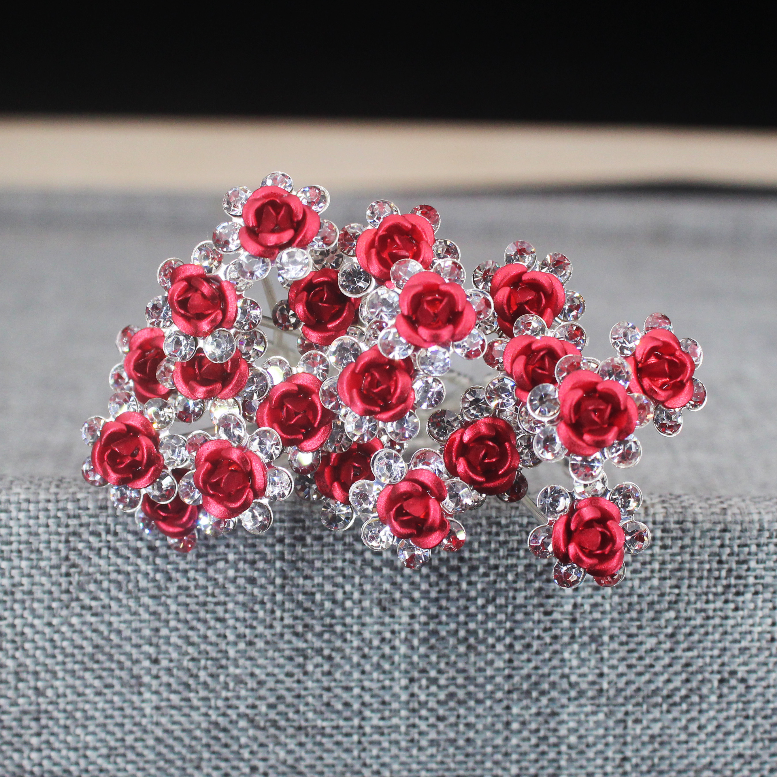 20PCS Rose Flower Rhinestone H - مراجعة Event Suppliers وسعره