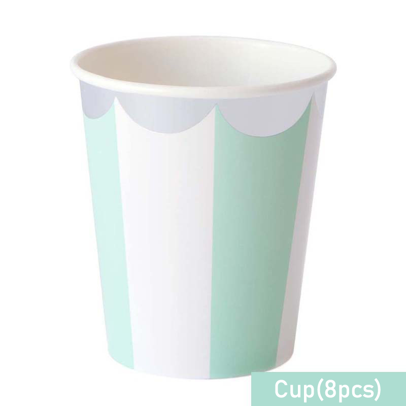 Striped Disposable Tableware P - مراجعة Paper Straw Color وسعره