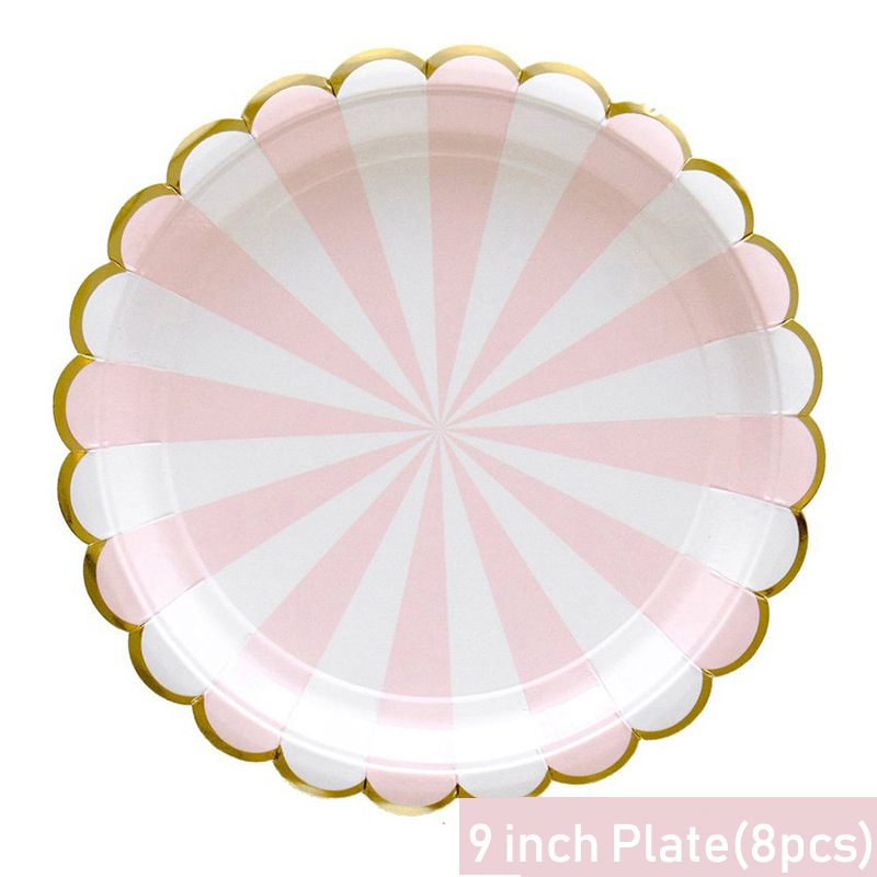 Striped Disposable Tableware P - مراجعة Paper Straw Color وسعره