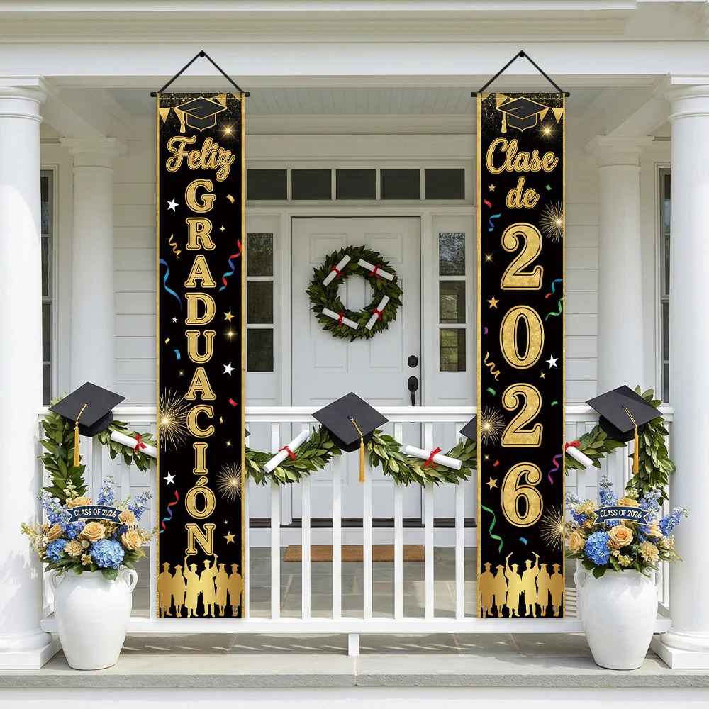 Feliz Graduacion Class of 2026 - مراجعة Party Banner Gold وسعره