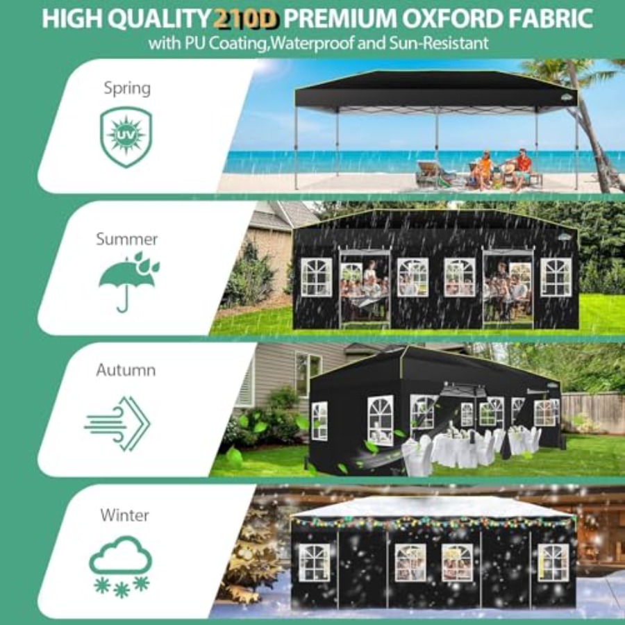 Outdoor event shelter with wat - مراجعة Event & Party Supply وسعره